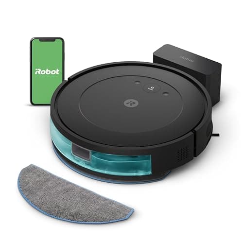 iRobot Roomba Robot Vacuum and Mop Combo (Y0140) - Vacuums and mops, Easy to use, Power-Lifting Suction, Multi-Surface Cleaning, Smart Navigation Cleans in Neat Rows, Self-Charging, Alexa